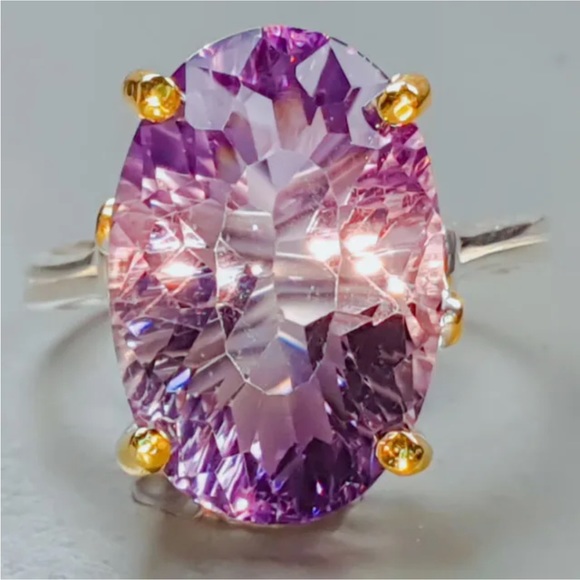 Atlanta Gem & Mineral Show Jewelry - Outstanding Genuine Amethyst Ring